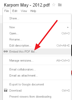 How To Embed PDF In Blogger