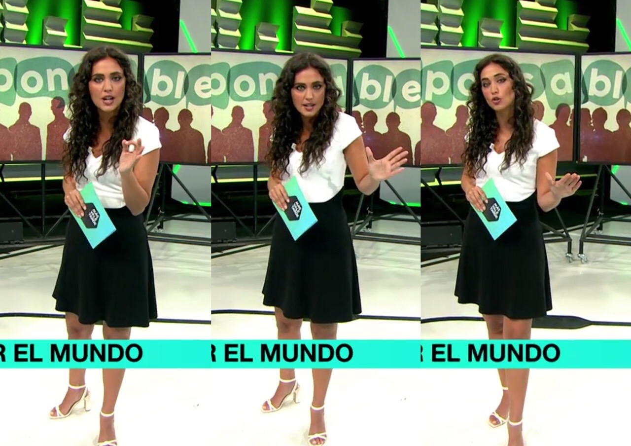 Miss Presentadoras TV María Lamela. MVT La Sexta (8/7/20)