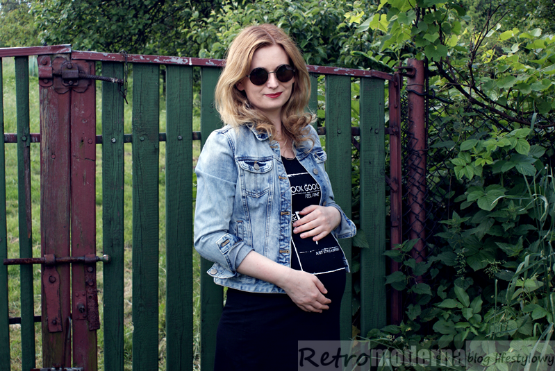 kurtka jeansowa w ciąży kurtka jeansowa w ciąży
