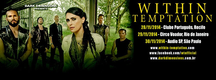 Within Temptation Brazil tour 2014