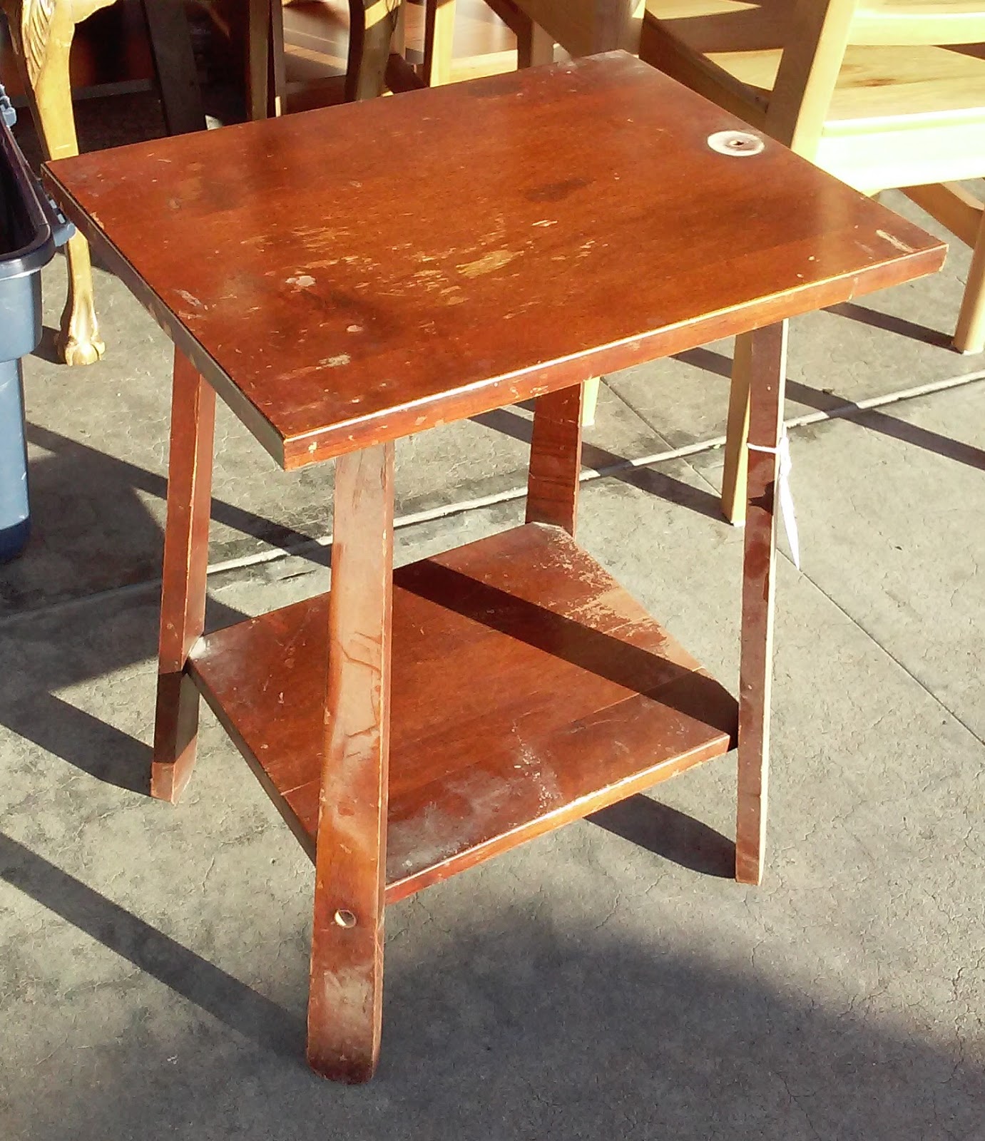 UHURU FURNITURE & COLLECTIBLES SOLD Rustic Asian End Table 15