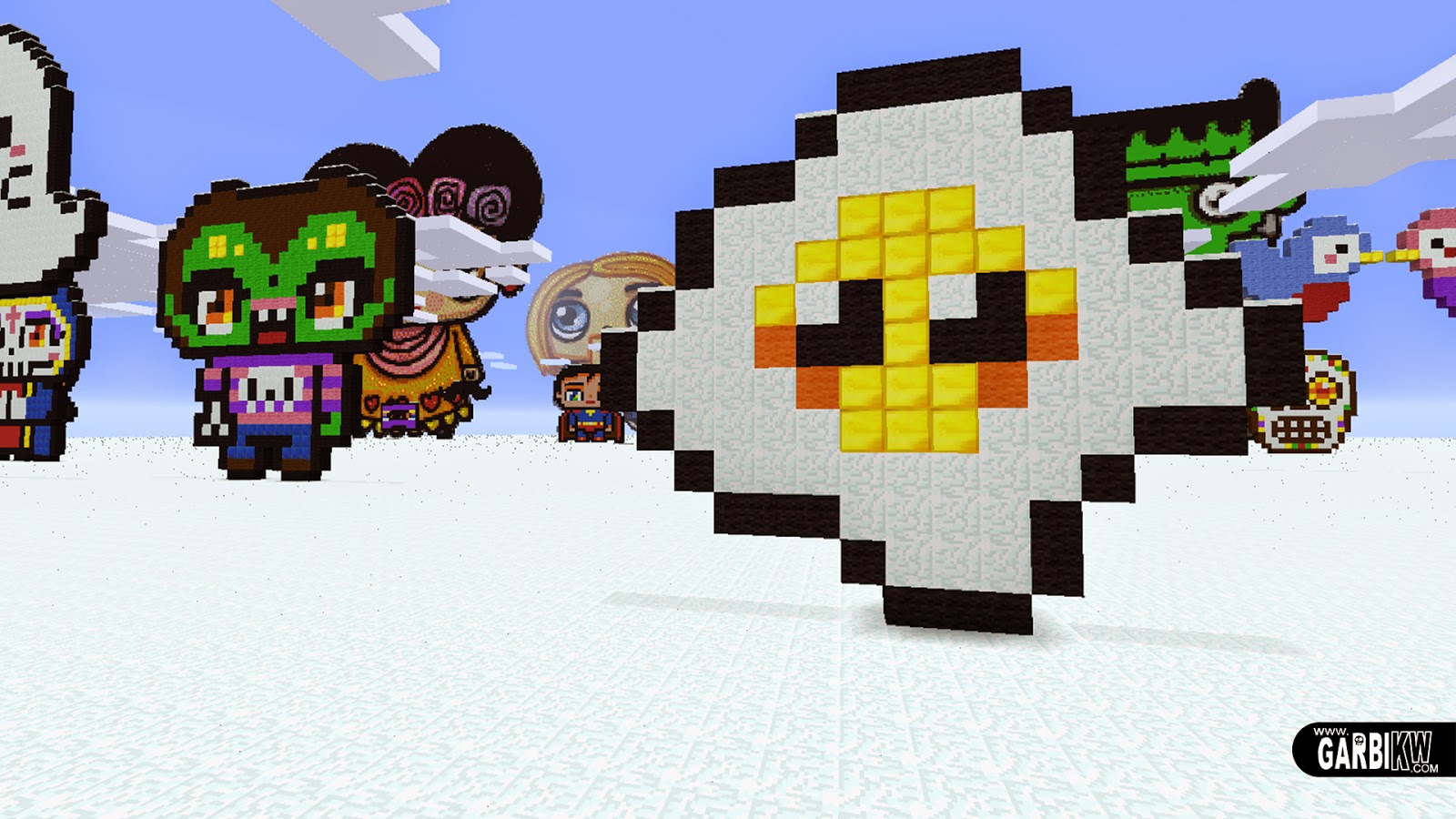 Deep fried minecraft