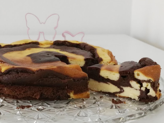 Leichter Marmor Käsekuchen