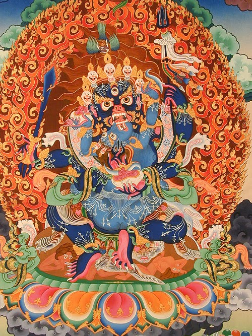Destiny Gallery 丰天林: Chaturbhuja Vajra Nata Mahakala (Four-hands) 吉祥依怙四 ...