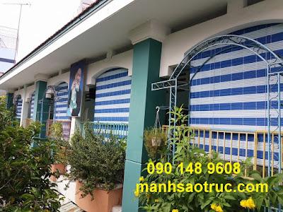 Mành nhựa che nắng ngoài trời
