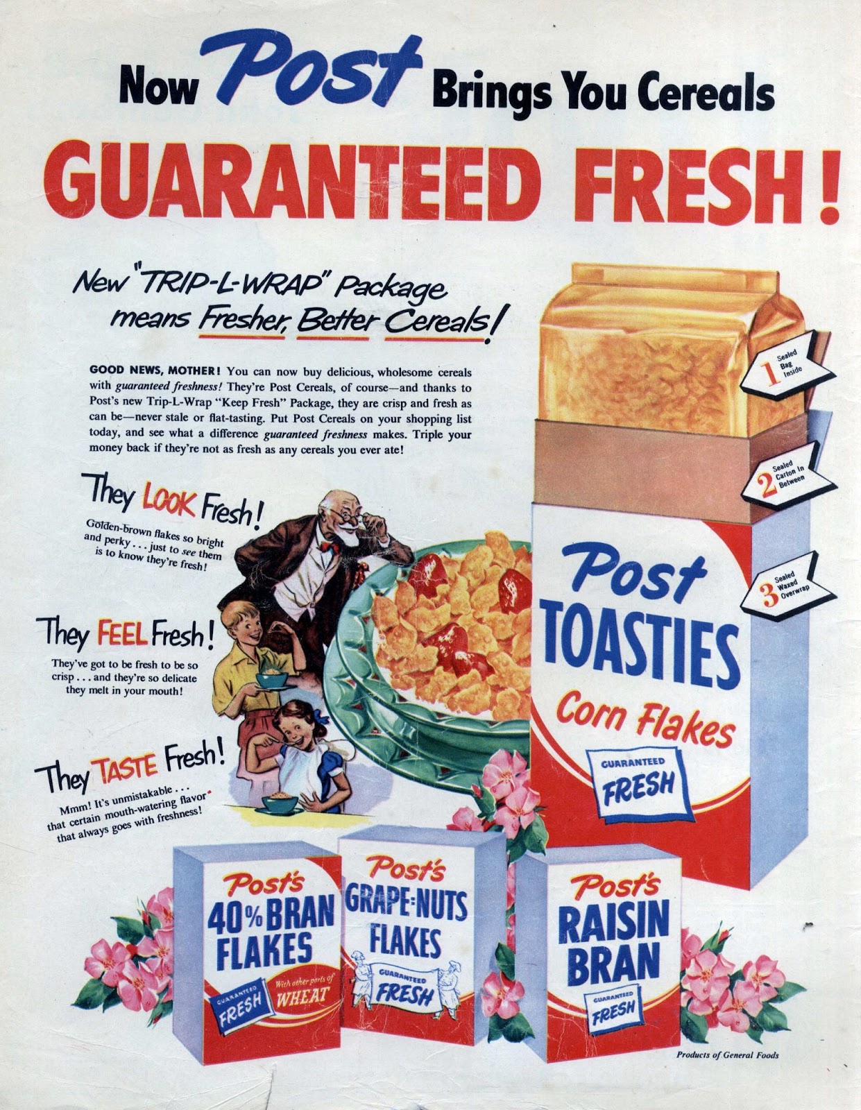 The Visual Primer of Advertising Cliches Guaranteed Fresh, Post Toasties