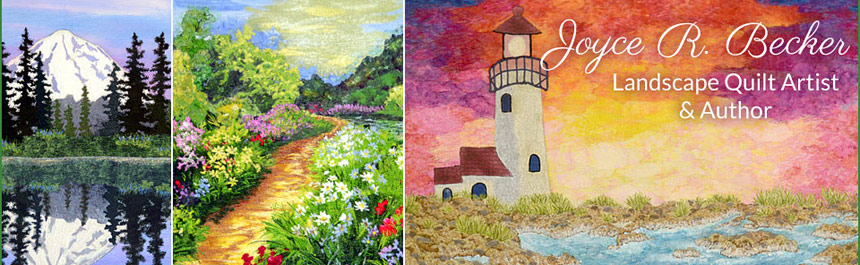 Joyce R. Becker Landscape Quilter  blog