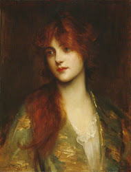 luke fildes sir woman portrait samuel carina 1900 painter 1910 history painting hair paintings artist myths llewellyn pigtails george william
