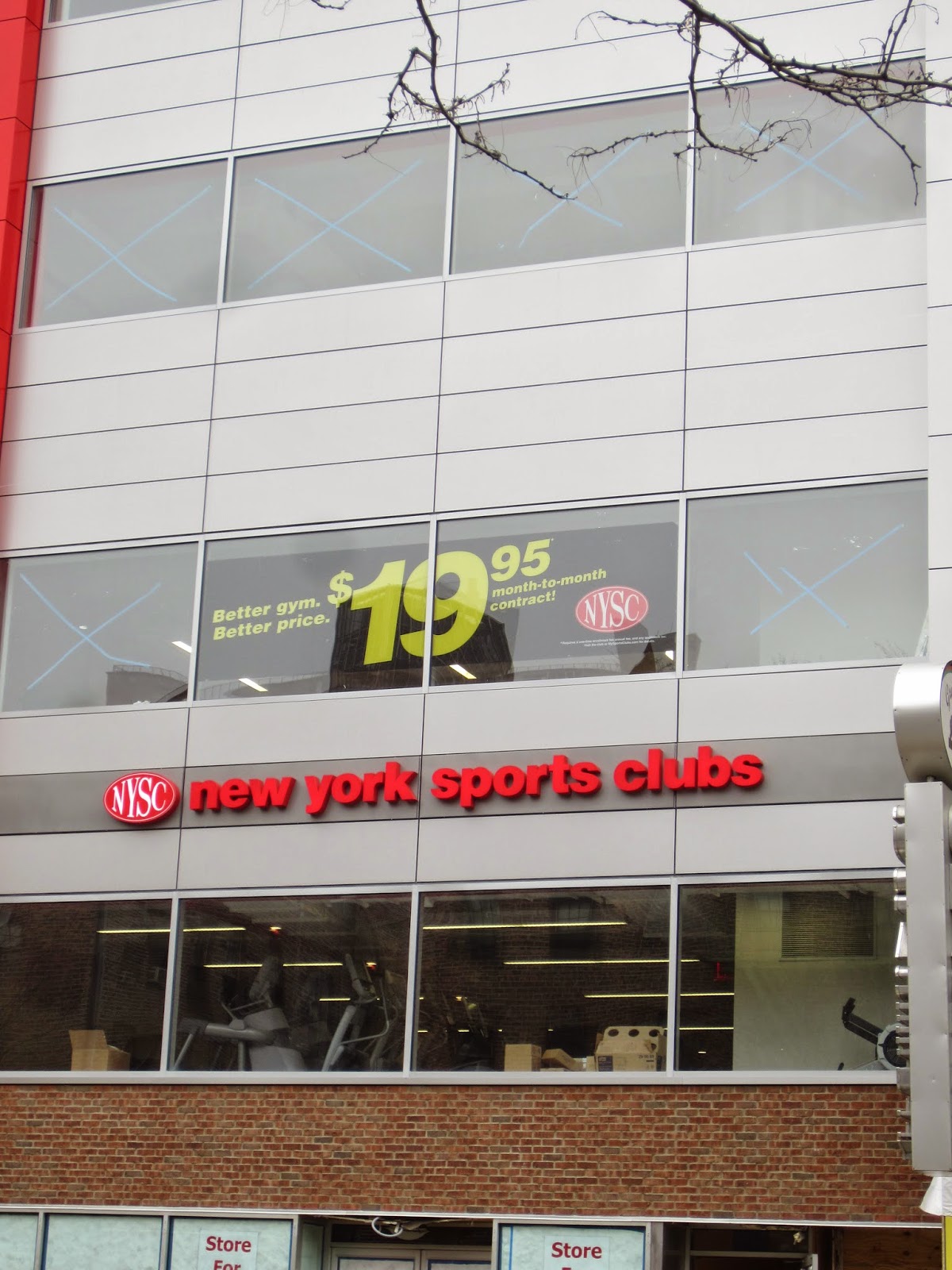 EV Grieve Avenue A's New York Sports Club now with ellipticals and