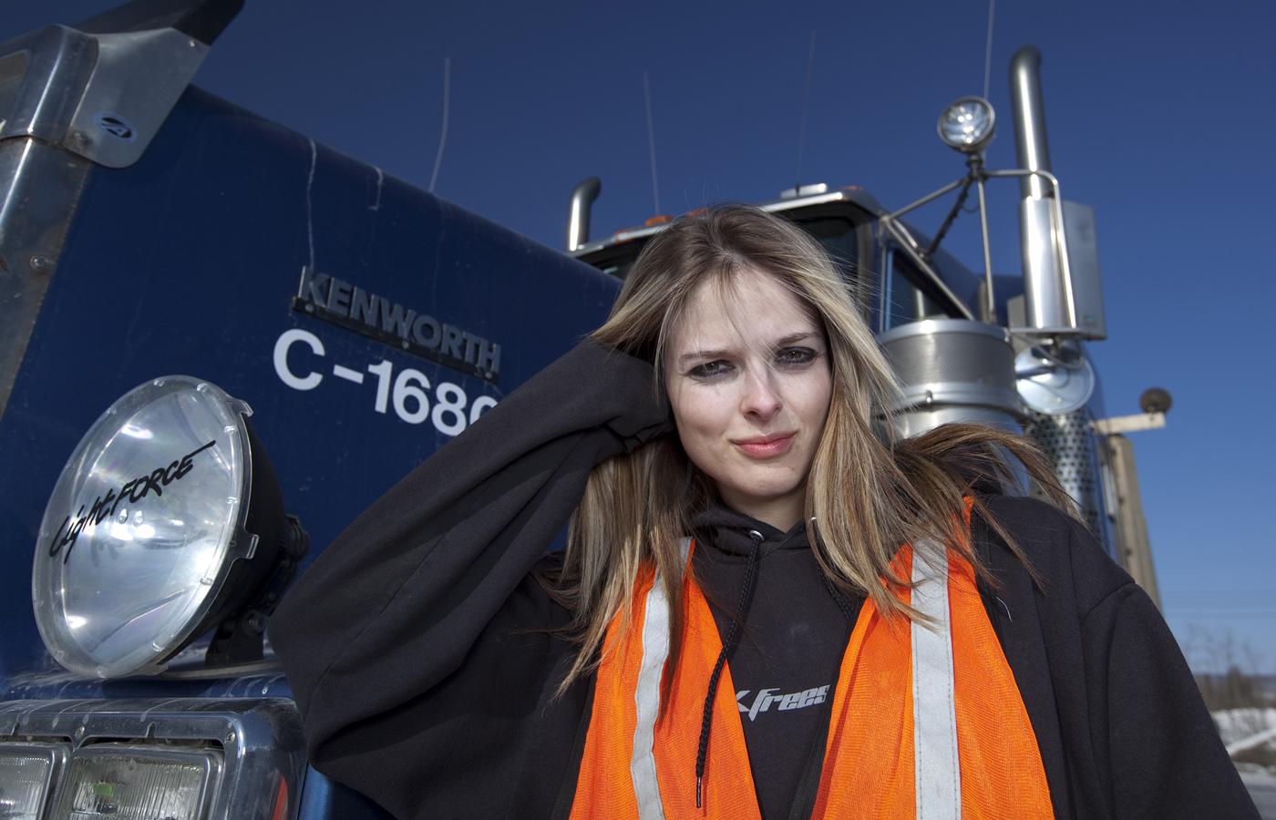 Lisa Kelly The Hot Ice Road Trucker.