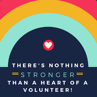 there's nothing stronger than a heart of a volunteer appreciation