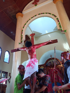 STT Paulus Medan Paskah, Mahasiswa Aksi Bersih Lingkungan Kampus, Hingga Fragmen Penyaliban Yesus 1 IMG 20190504 143550