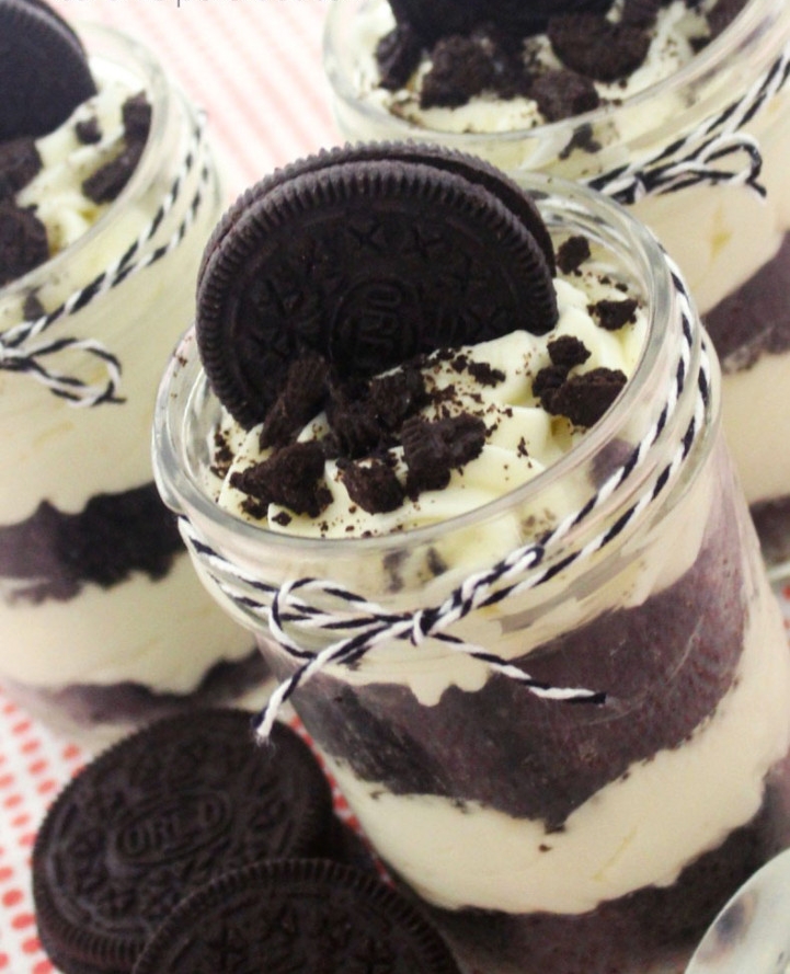 Aneka Resep Masakan dan Cake Resep Oreo Cheese Cake In The Jar