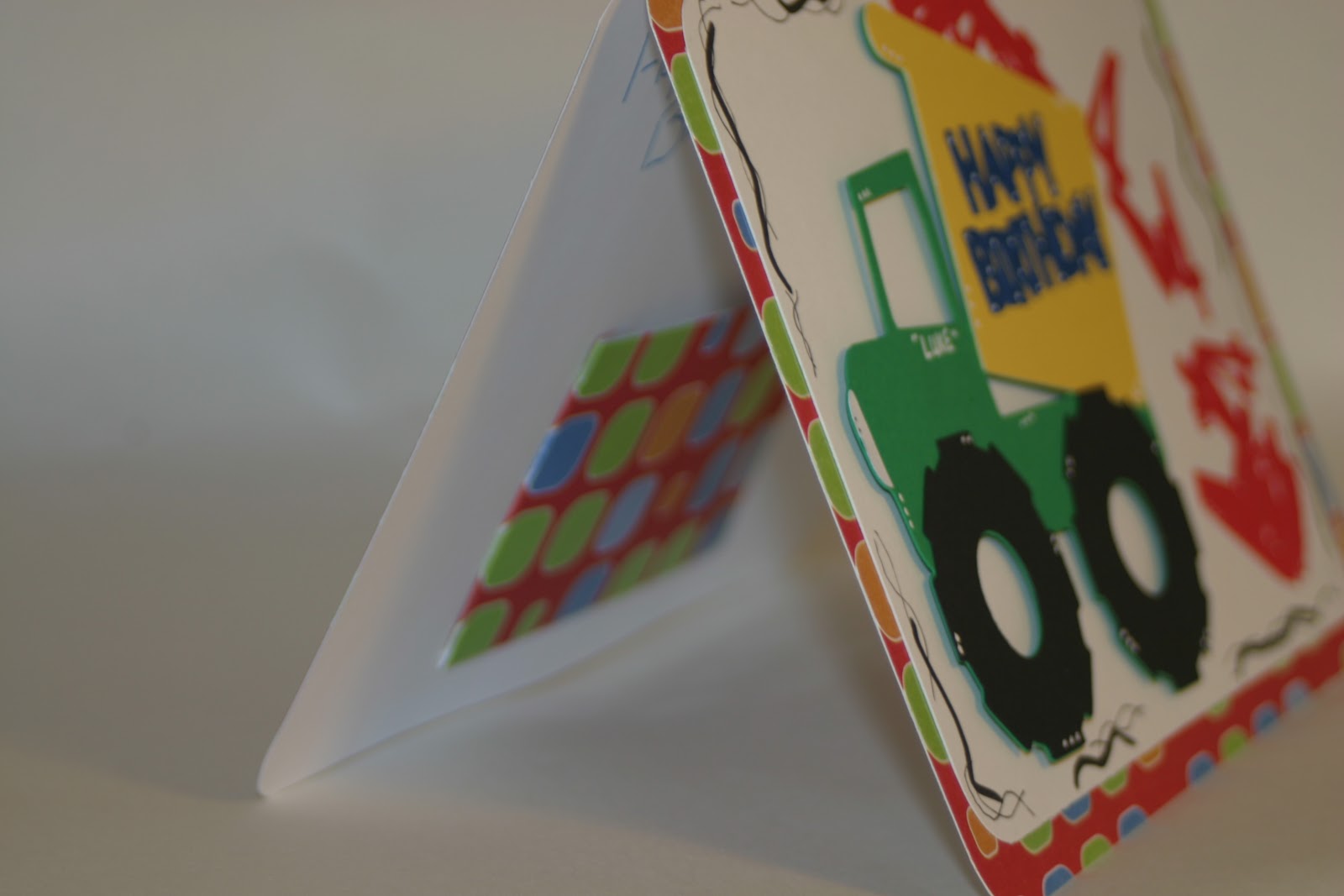 The Craftin B Dump Truck Birthday Card