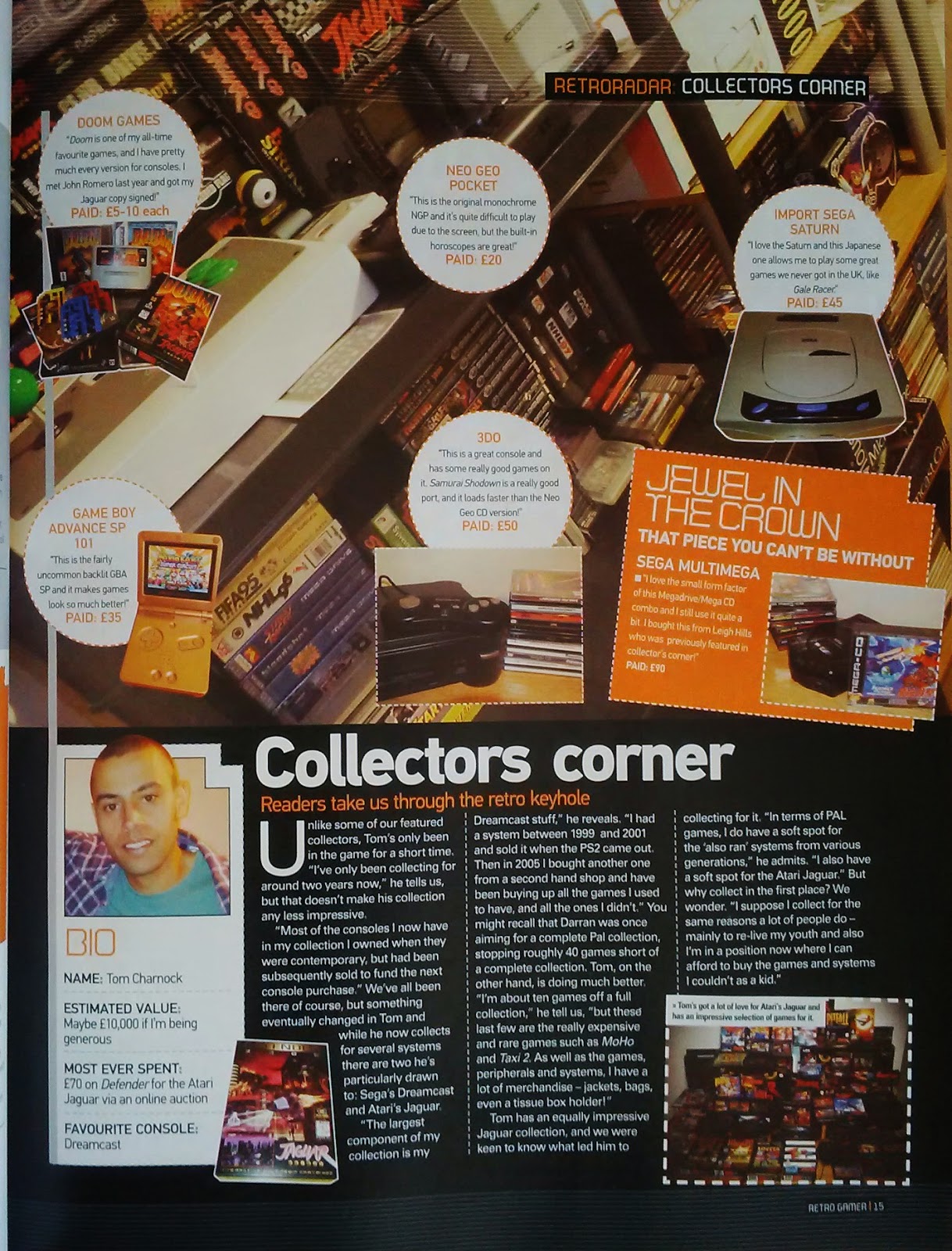 Tom Charnock Collector Corner Tom Charnock Collector Corner