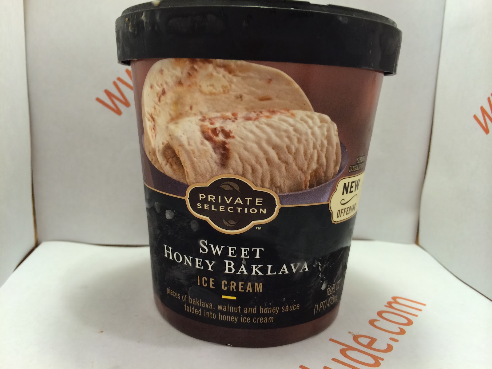 Crazy Food Dude Review Private Selection Sweet Honey Baklava Ice Cream
