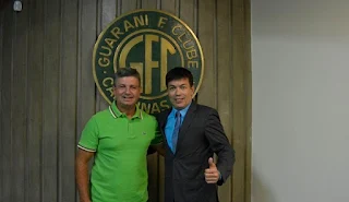 Treinador foi apresentado pelo Guarani