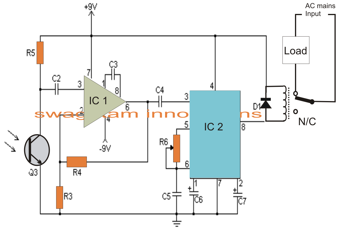 Ir Transmitter And Receiver Circuit Diagram