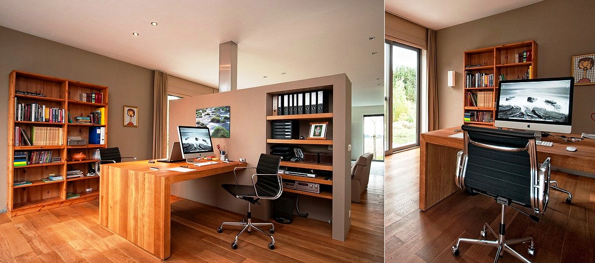 40 Creative Home Office Workspaces That Feature Two Person Desks
