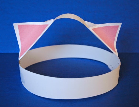 Paper Kitty Cat Ears Craft for Kids