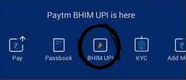 Paytm BHIM UPI Button