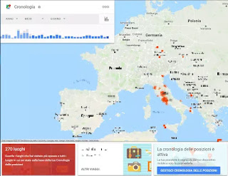 cronologia google maps cronologia posizioni google