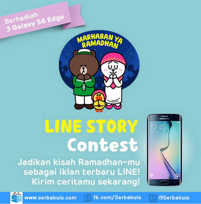Line Story Contest Berhadiah 3 SAMSUNG Galaxy S6 Edge