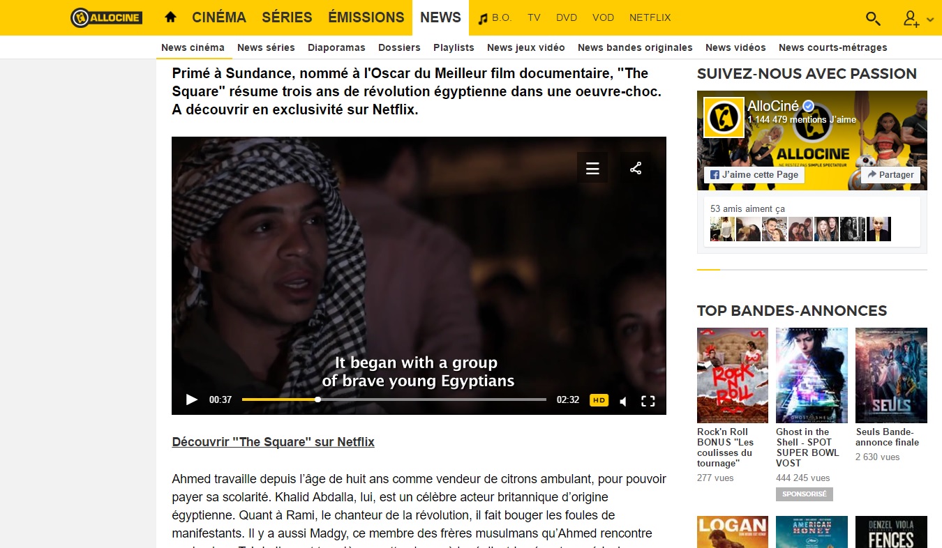 en ligne de rencontres documentaire Netflix