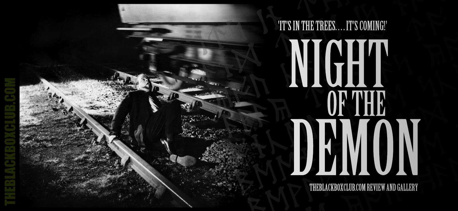 The Black Box Club 'CURSE OF THE DEMON' aka 'NIGHT OF THE DEMON