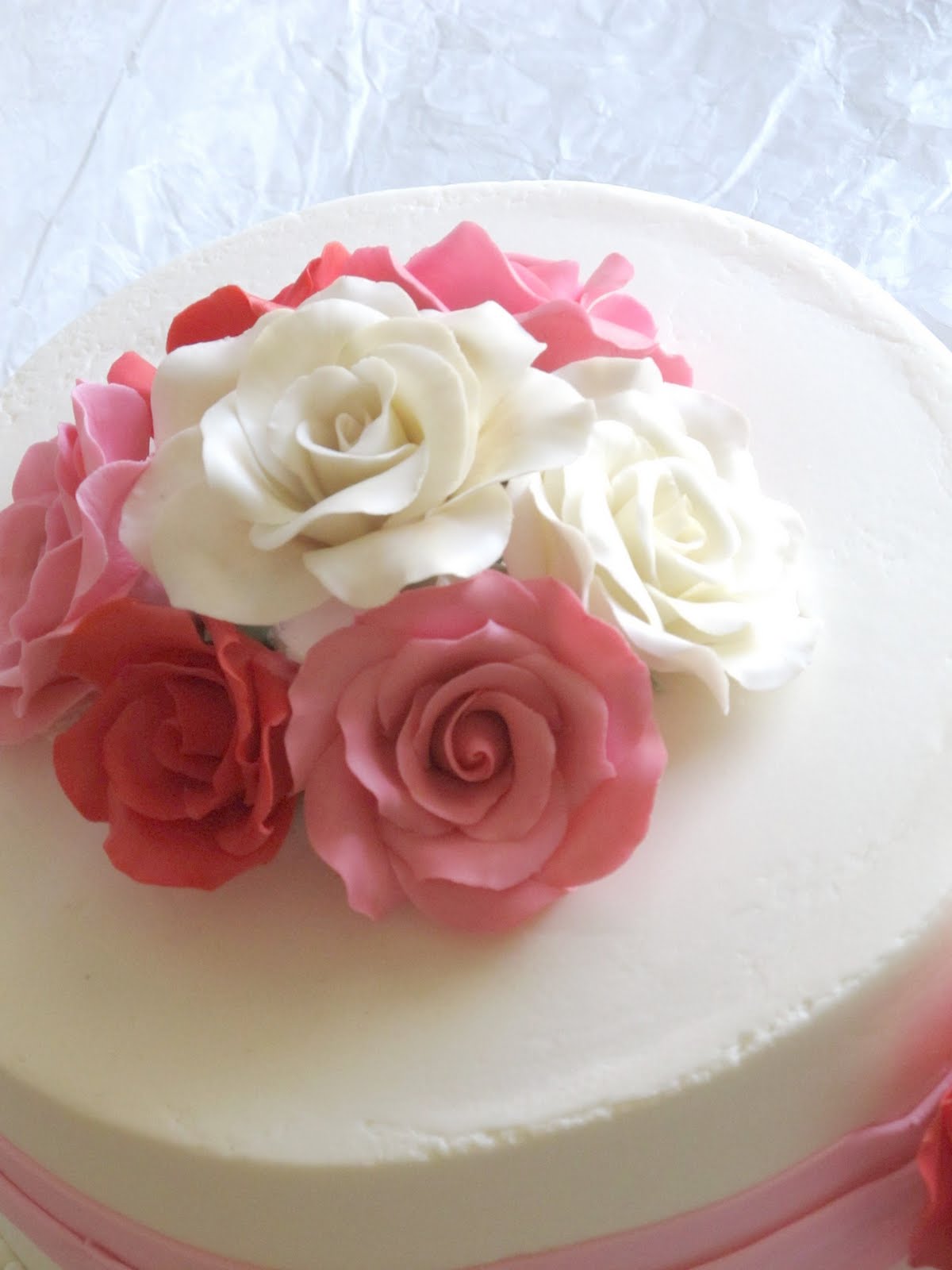 Happy Cakes Bakes Simple Rose Cake