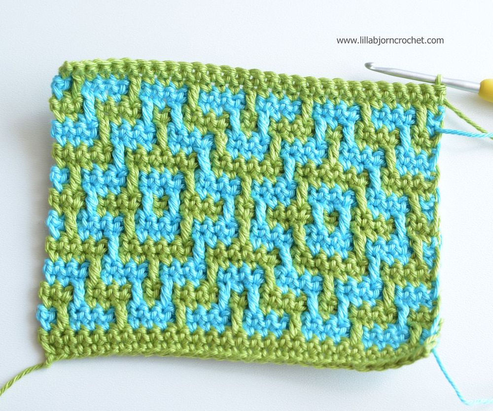 Nya Mosaic Blanket FREE Crochet Pattern LillaBj rn s Crochet World