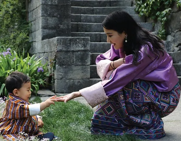 New June 2017 calendar bearing the photos of Queen Jetsun Pema of Bhutan and her young son Prince Jigme Namgyel Wangchuck