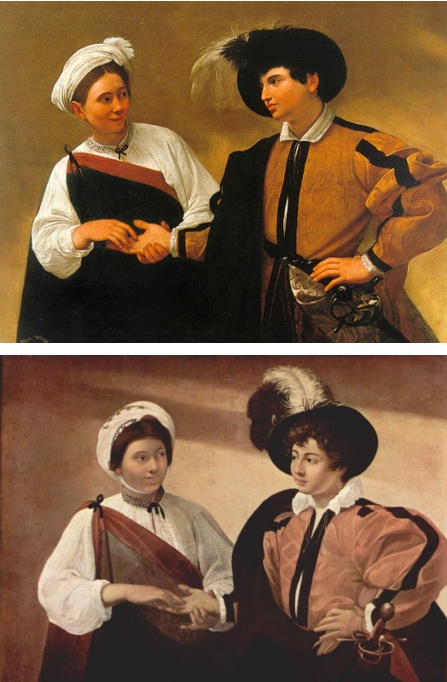 Caravaggio e la Zingara | La Buona Ventura 1593-1597
