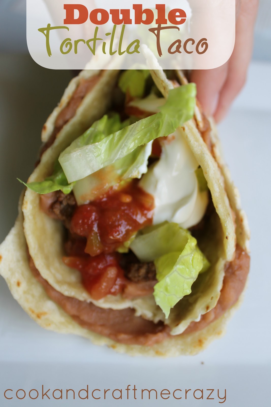 Cook and Craft Me Crazy Double Tortilla Taco