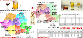Topul regiunilor după consumul de bere, vin și băuturi tari