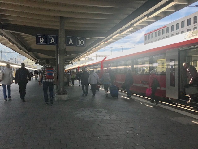 スイス　クール駅