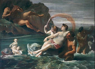 Polifemo y Galatea Pintura de Giovanni Lanfranco