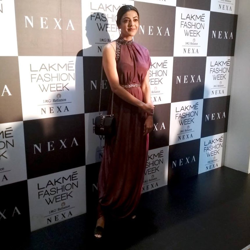 Kajal Aggarwal at Lakme Fashion Week 2018