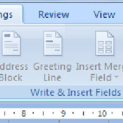 Fungsi Menu Mailings Cara Golden