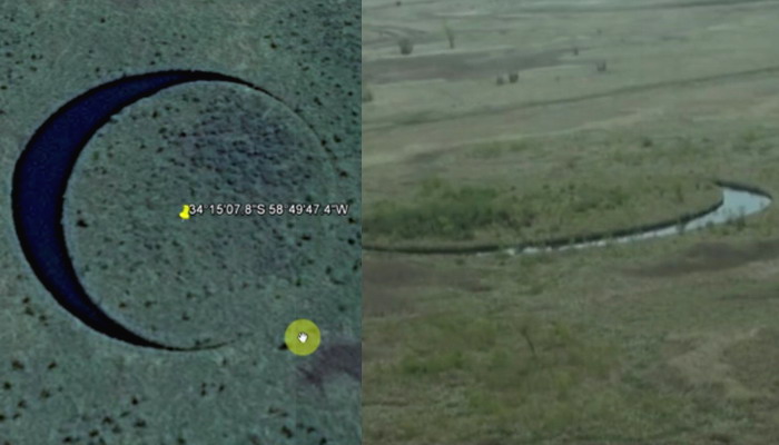 Descubren en Argentina una misteriosa isla que se mueve dentro de un círculo ( Actualizado) Luna1