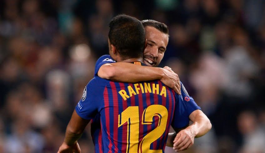 Barcellona-Inter Risultato finale 2-0 gol Jordi Alba (83') Rafinha (32').
