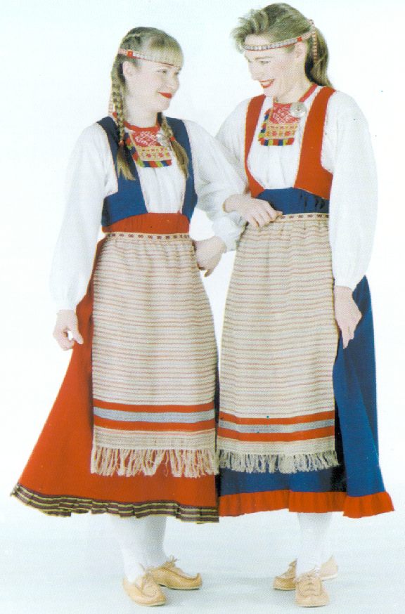 FolkCostume&Embroidery: Sarafan-like costumes of Europe