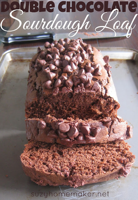 double chocolate sourdough loaf | suzyhomemaker.net