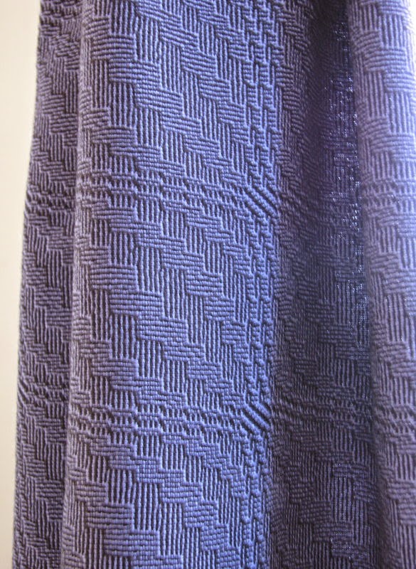 Warped by Design: My Clients Shadow Weave Shawl