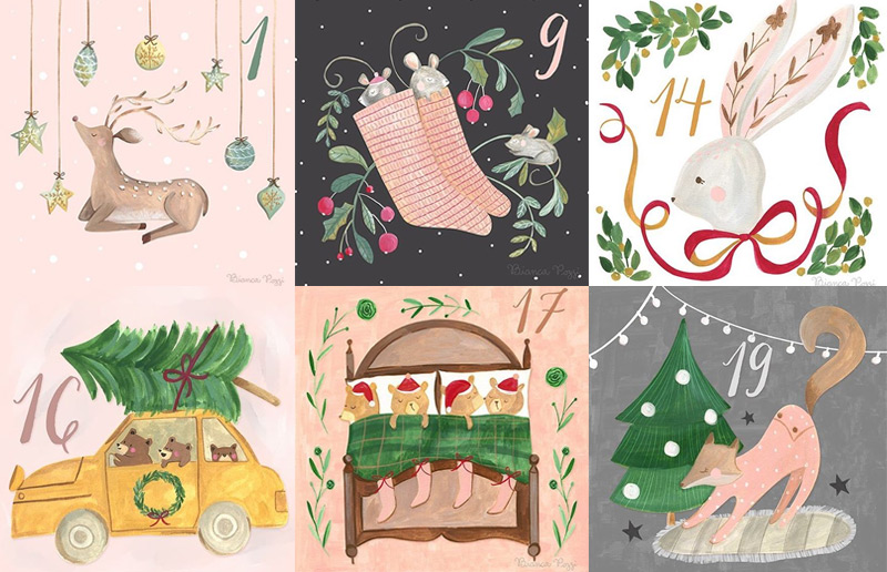 Você precisa conhecer: as ilustrações de Natal da Bianca Pozzi! | Casa&Cozinha