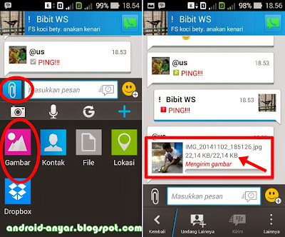 Gambar HD melalui BBM semua versi Gingerbread +