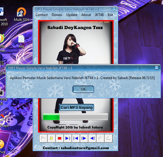 MP3 Player Simple Versi Nabilah JKT48 v.1 MP3 Player Simple Versi Nabilah JKT48 v.1