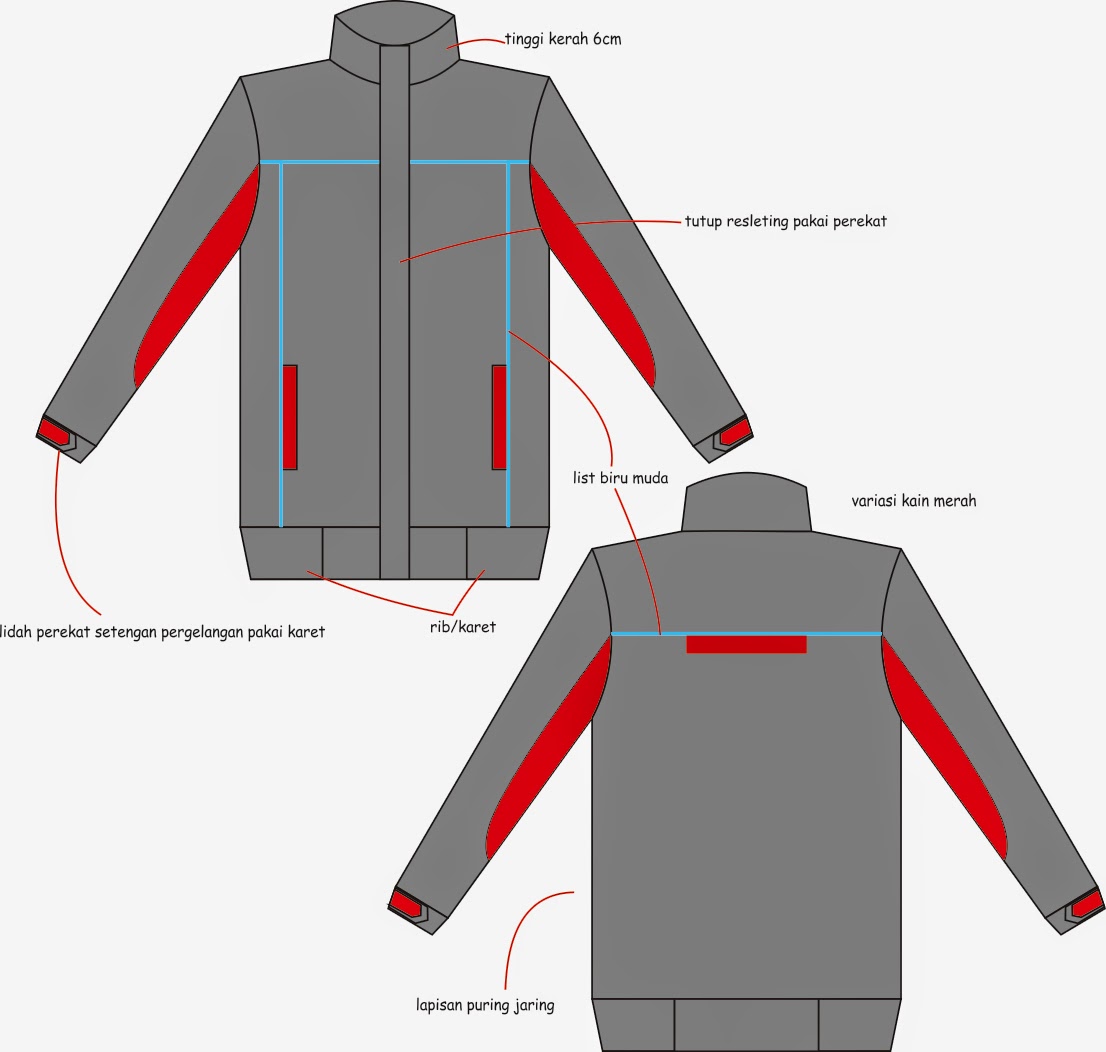 Download desain jaket keren: desain jaket taslan