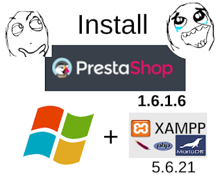 Install PrestaShop PHP eCommerce shop 1.6.1.6 on Windows tutorial