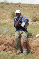Lesotho-berger musicien